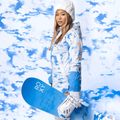 Dámská snowboardová bunda ROXY Chloe Kim azure blue clouds 8