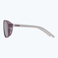 Dětské sluneční brýle UVEX Cosmic Jr cranberry/grey matt/mirror silver 5