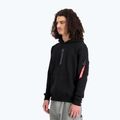 Pánská mikina Alpha Industries Puff Print Hoodie black