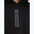Pánská mikina Alpha Industries Puff Print Hoodie black 5