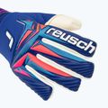 Dětské brankářské rukavice Reusch Attrakt Gold X NC Junior sharp blue/white/shocking orange 4
