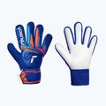 Dětské brankářské rukavice Reusch Attrakt Starter Solid Junior sharp blue/white/shocking orange