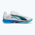 Boty na házenou PUMA Accelerate Nitro SQD 4 Game On puma white/glowing red/ultra blue 9