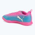 Dětské kopačky PUMA Ultra 6 Play It Jr poison pink/puma wht/sun stream/bright aqua/puma blk 3