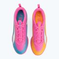 Dětské kopačky PUMA Ultra 6 Play It Jr poison pink/puma wht/sun stream/bright aqua/puma blk 5