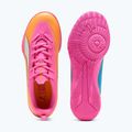 Dětské kopačky PUMA Ultra 6 Play It Jr poison pink/puma wht/sun stream/bright aqua/puma blk 11