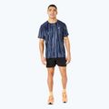 Pánské běžecké tričko ASICS Road All Over Print Top blue expanse/midnight 2