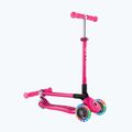 Dětská tříkolová koloběžka Globber Primo Foldable Lights fuchsia 5