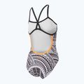 Dámské jednodílné plavky  ZONE3 Kona Speed Strap Back tribal print/black/ white/orange 5