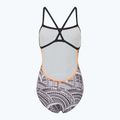 Dámské jednodílné plavky  ZONE3 Kona Speed Strap Back tribal print/black/ white/orange 2