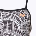 Dámské jednodílné plavky  ZONE3 Kona Speed Strap Back tribal print/black/ white/orange 3
