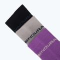 Dámské ponožky Endura Coolmax Race 3 pairs W end purple 6