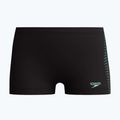 Dětské plavecké boxerky Speedo Plastisol Placement Aquashort black/alfalfa green