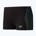 Dětské plavecké boxerky Speedo Plastisol Placement Aquashort black/alfalfa green 3