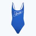 Dámské jednodílné plavky Speedo Solid Bound Scoop Turkish Sea/Bright White