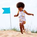 Dětské jednodílné plavky Splash About Happy Nappy flowy meadow 8