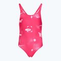 Dětské jednodílné plavky Nike Hydrastrong Fastback rush pink