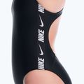 Dámské jednodílné plavky Nike Logo Tape Fastback black 5