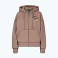 Dámská mikina Pitbull Skull Surf Hooded Zip chocolate mousse 7
