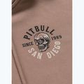 Dámská mikina Pitbull Skull Surf Hooded Zip chocolate mousse 10