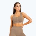 Fitness podprsenka Gym Glamour push up béžová 320