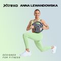 Pogumované litinové závaží XTREXO černé RW15 20 kg 2