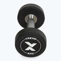 Pogumovaná litinová činka XTREXO Pro 4 kg black 6