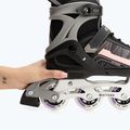 Dětské kolečkové brusle nastavitelné ATTABO Bladeroll black/violet 8