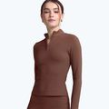 Dámské tričko Longsleeve JOYINME Motion LS 1/4 Zip chestnut
