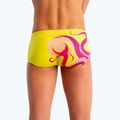 Pánské plavecké boxerky  SWEEP Aqua Kraken pink/yellow 9