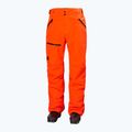 Pánské lyžařské kalhoty Helly Hansen Sogn Cargo neon orange 5