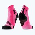 Pánské ponožky X-Socks Run Expert Ankle fluo pink/x black