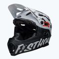 Cyklistická přilba Bell FF Super DH MIPS Spherical fasthouse matte gloss black/white