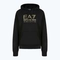 Pánská mikina EA7 Emporio Armani Train Visibility Hoodie black / gold