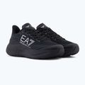 Boty EA7 Emporio Armani Wave Cracking full black / silver 9
