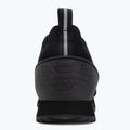 Boty EA7 Emporio Armani Black & White Suede triple black micropunch 6