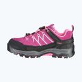 Dětské trekové boty CMP Rigel Low Wp berry / pink fluo 9