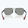 Sluneční brýle Ray-Ban Rb8336M Scuderia matt black/dark grey mirror blue/red 5
