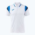 Pánské tenisové tričko Joma Terra Polo white/royal
