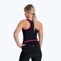 Dámský cyklistický dres Rogelli Abbey Tank Top W black/pink 3