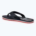 Dámské žabky Tommy Hilfiger  Global Stripes Flat Beach Sandal red white blue 3