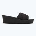 Dámské nazouváky Calvin Klein YW0YW01725 Beach Wedge Slide Canvas triple black 2