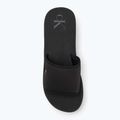 Dámské nazouváky Calvin Klein YW0YW01725 Beach Wedge Slide Canvas triple black 5