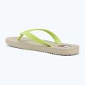 Dámské žabky Tommy Jeans Logo Summer white clay/lime essence 3