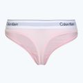 Dámské tanga Calvin Klein LV00QF8518 Thong cradle pink 2