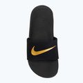Dětské nazouváky Nike Kawa black/metallic gold 5