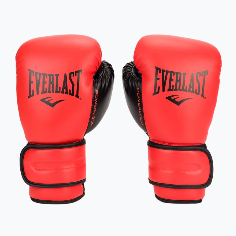Pánské boxerské rukavice EVERLAST Powerlock Pu červené EV2200 RED-10 oz. 2