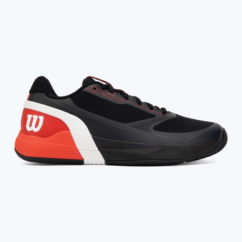 Pánské tenisové boty Wilson Rush Pro 5 black/infrared/white 2