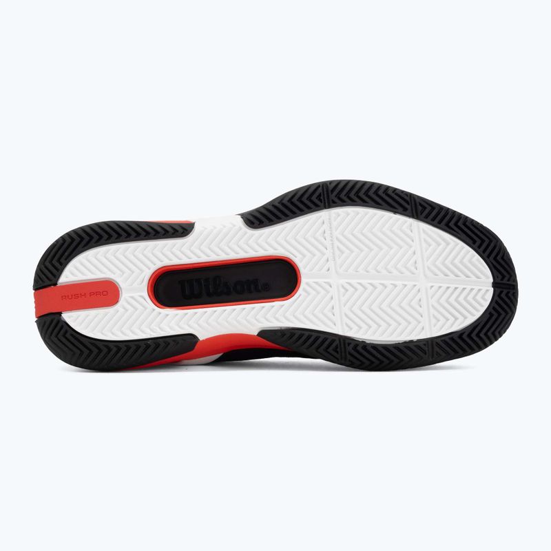 Pánské tenisové boty Wilson Rush Pro 5 black/infrared/white 4