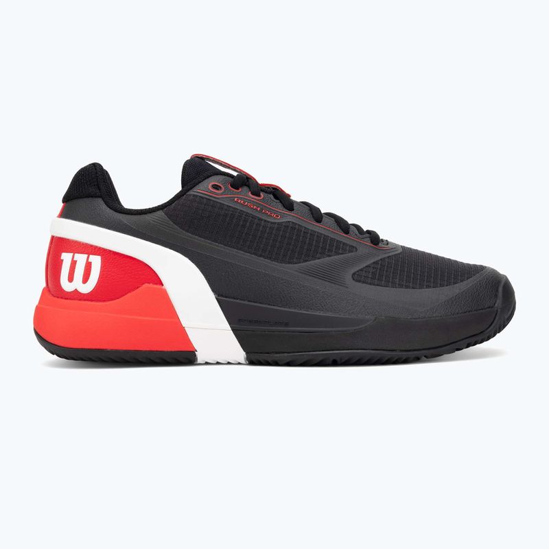 Pánské tenisové boty Wilson Rush Pro 5 Clay black/infrared/white 2